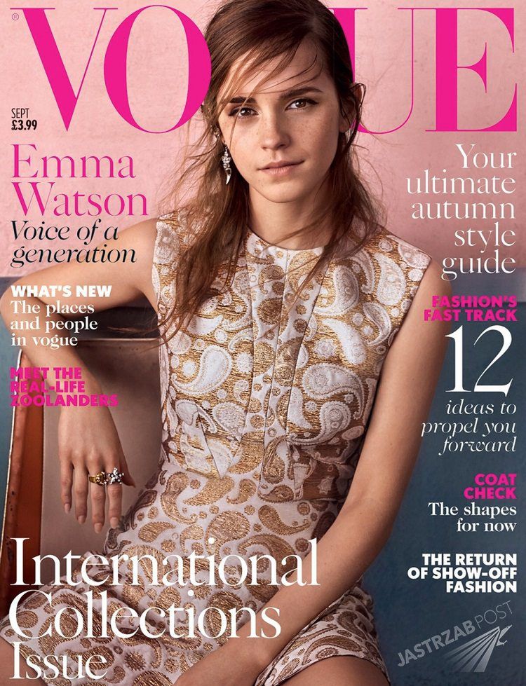 Emma Watson na okładce brytyjskiego Vogue