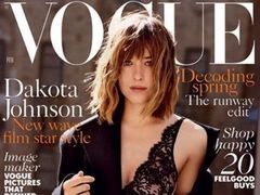 Dakota Johnson na okładce brytyjskiego "Vogue'a"