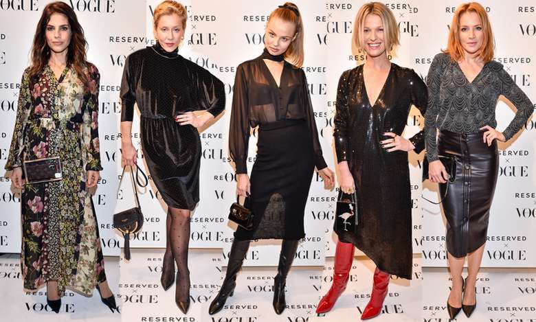 Plejada gwiazd na premierze kolekcji Reserved x Vogue British: Kasia Warnke, Weronika Rosati, Magda Mołek, Anna Dereszowska, Magdalena Frąckowiak