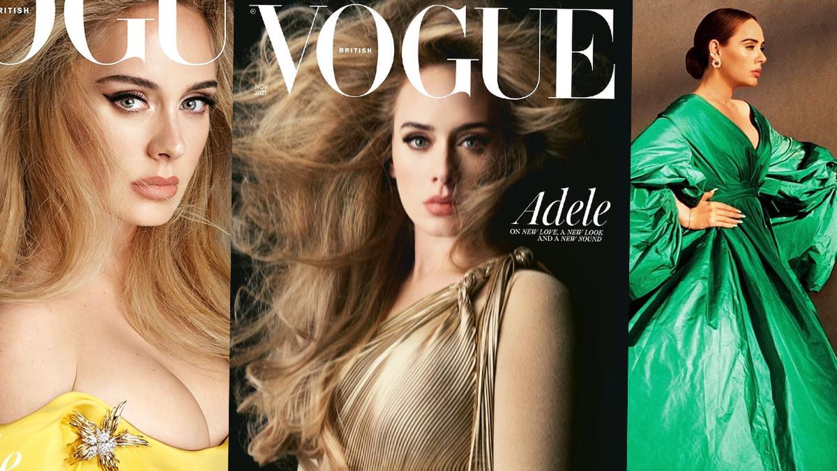 Adele na okładkach Vogue'ów w USA i Wielkiej Brytanii. Powalająca sesja gwiazdy. Oba wydania przejdą do historii