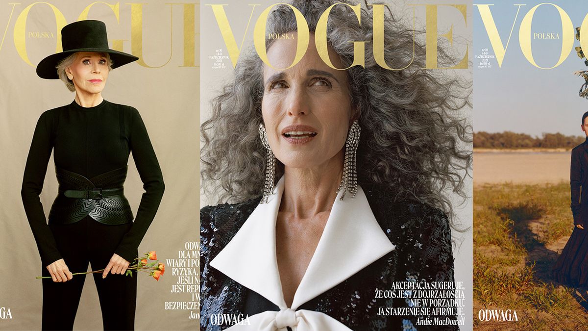 Jane Fonda i Andie MacDowell bohaterkami nowego numeru "Vogue Polska". Jest jeszcze jedna gwiazda. Doskonale znacie ją z Netflixa