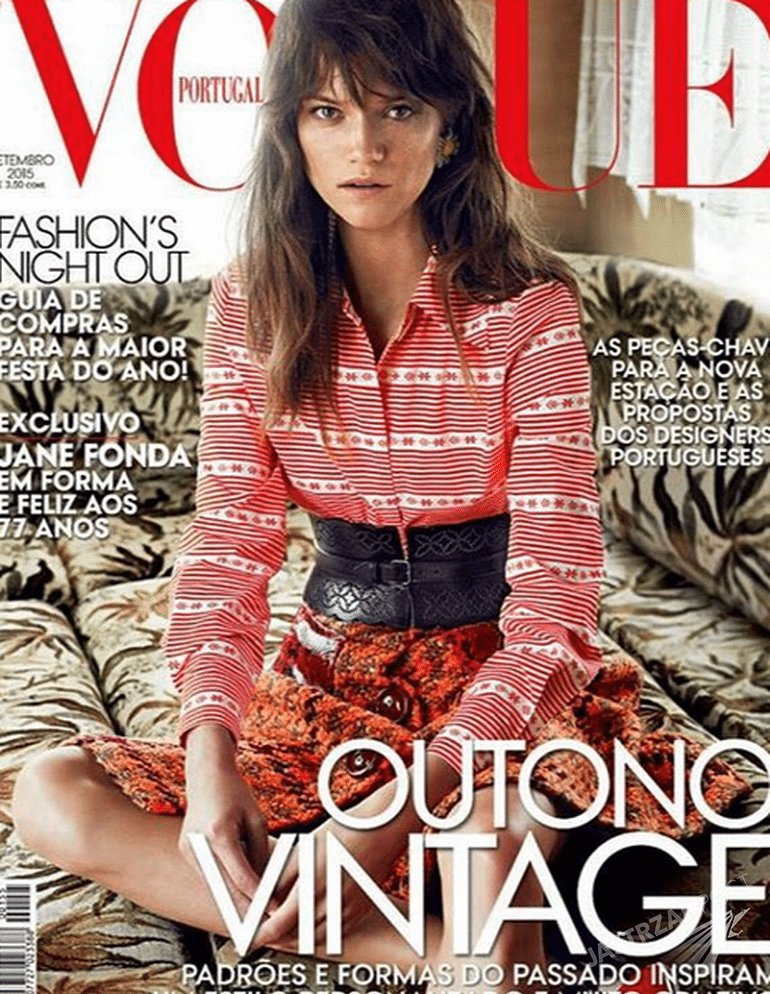 Kasia Struss na okładce portugalskiego Vogue