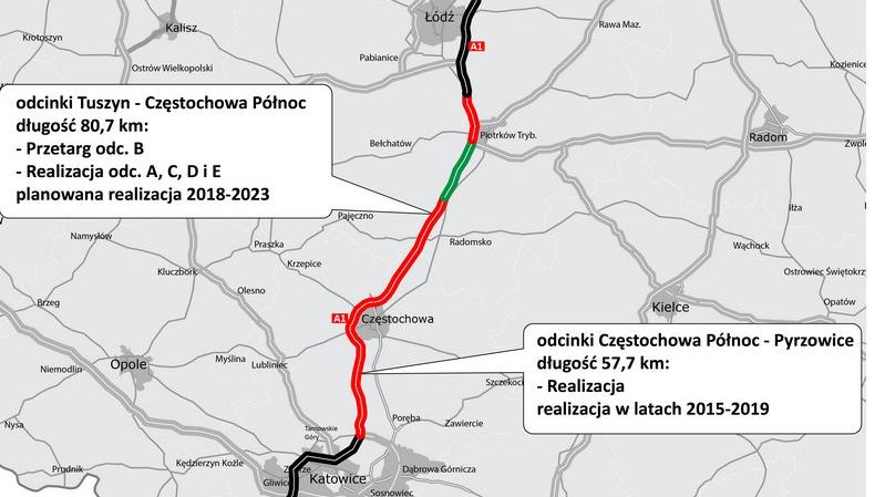 Przez prace na "gierkówce" Częstochowę może czekać kompletny paraliż