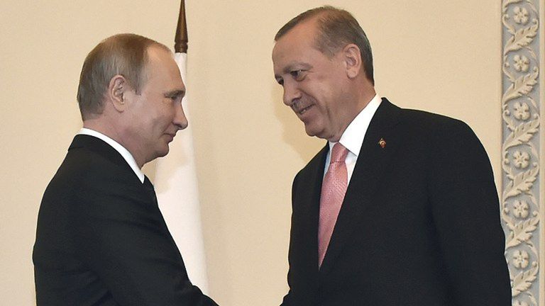 Władimir Putin i Recep Tayyip Erdoğan