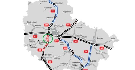 Obie jezdnie S5 Poznań - Wronczyn jeszcze w tym roku. Dwa lata po terminie