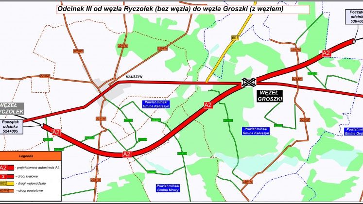 GDDKiA szuka wykonawców nowego odcinka autostrady A2