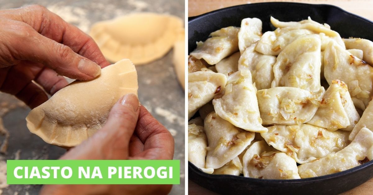 Ciasto na pierogi z dodatkiem mleka. Bardziej delikatne już być nie może