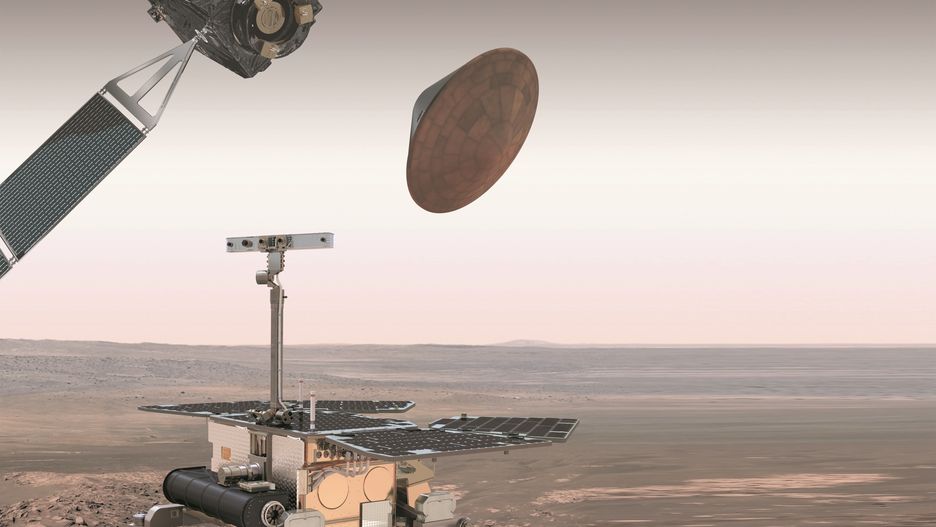 Projekt koncepcyjny łazika ExoMars.