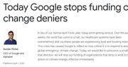 Google rezygnuje ze wspierania denialistów klimatycznych? Zbyt piękne, żeby było prawdziwe