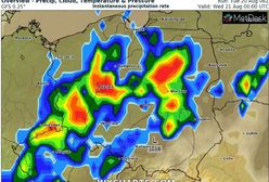 Pogoda. Burza superkomórkowa!  "Wiadro z nieba przy akompaniamencie wyładowań"