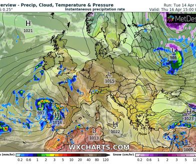 Pogoda. Ochłodzenie utrzyma się do środy. Poranki z przymrozkami. W czwartek nawet 22°C
