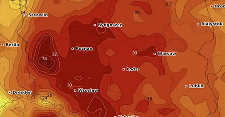 Upiorne temperatury i żar z nieba. Na 32 st. C się nie skończy