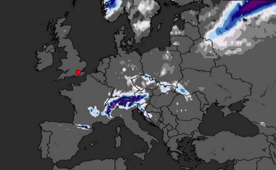 Pogoda. Wieje gorącym powietrzem, ale na horyzoncie widać już śnieg