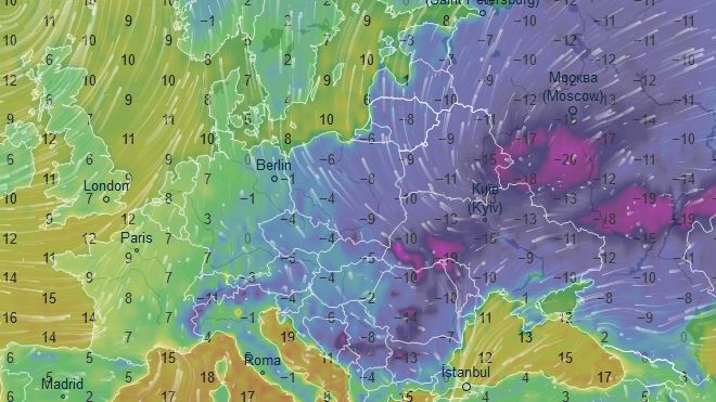 Rekord niskiej temperatury padł w Bieszczadach