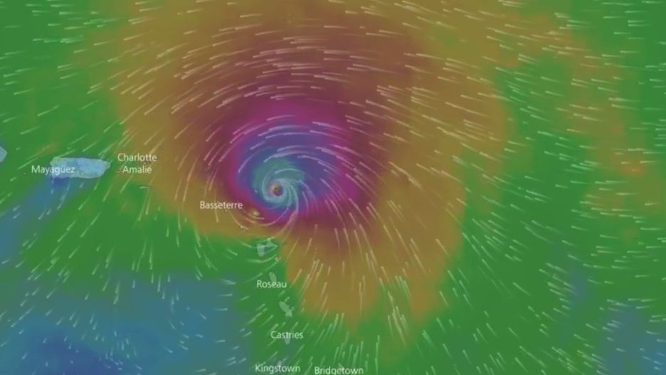 Wędrówka huraganu Irma