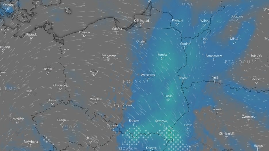 Polska podzielona silnymi opadami