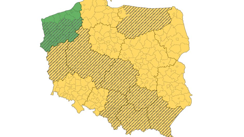 Pogoda na dziś. IMGW wydaje ostrzeżenie 1. stopnia