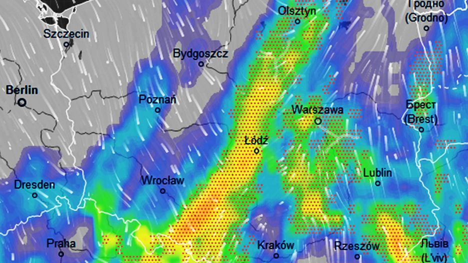 Pogoda. Strefa gwałtownych burz obejmie znaczną część Polski