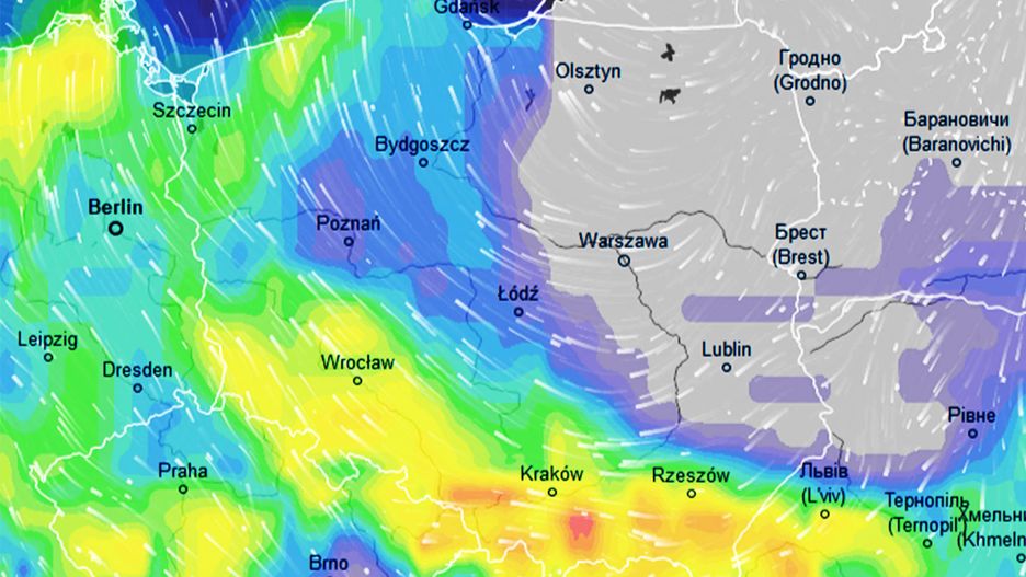 Pogoda. Wieczorem na burze musimy być przygotowani na południu i Pomorzu