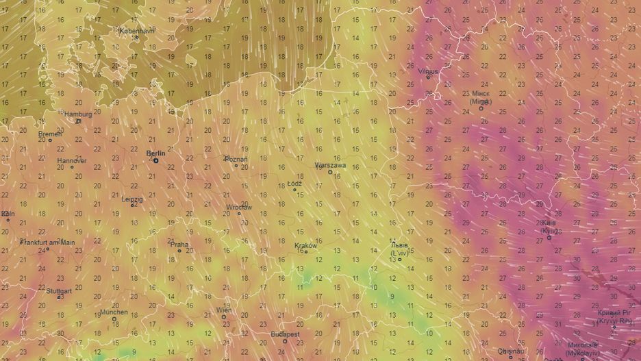 Na początku przyszłego tygodnia (wtorek) spodziewajmy się ochłodzenia