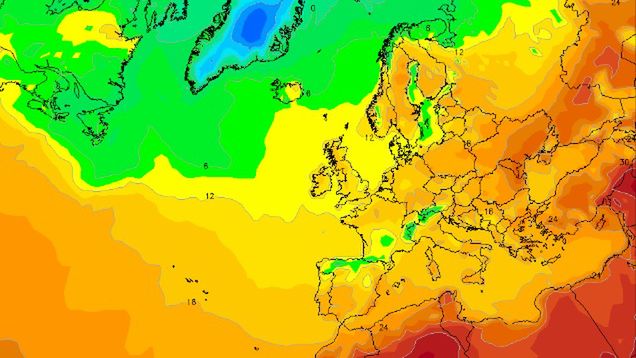 Prognoza pogody dla Europy - piątek 17 maja.