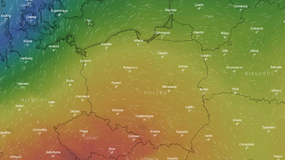 IMGW ostrzega. W najbliższych dniach Polskę nawiedzą silne wiatry.