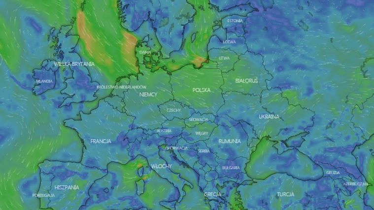 Pogoda. Prognoza na niedzielny wieczór.