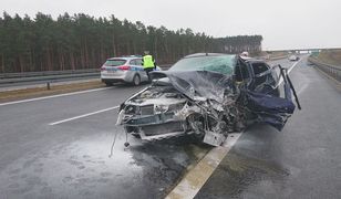 Wjechał pod prąd na trasę S3 i spowodował wypadek. Jedna ofiara śmiertelna