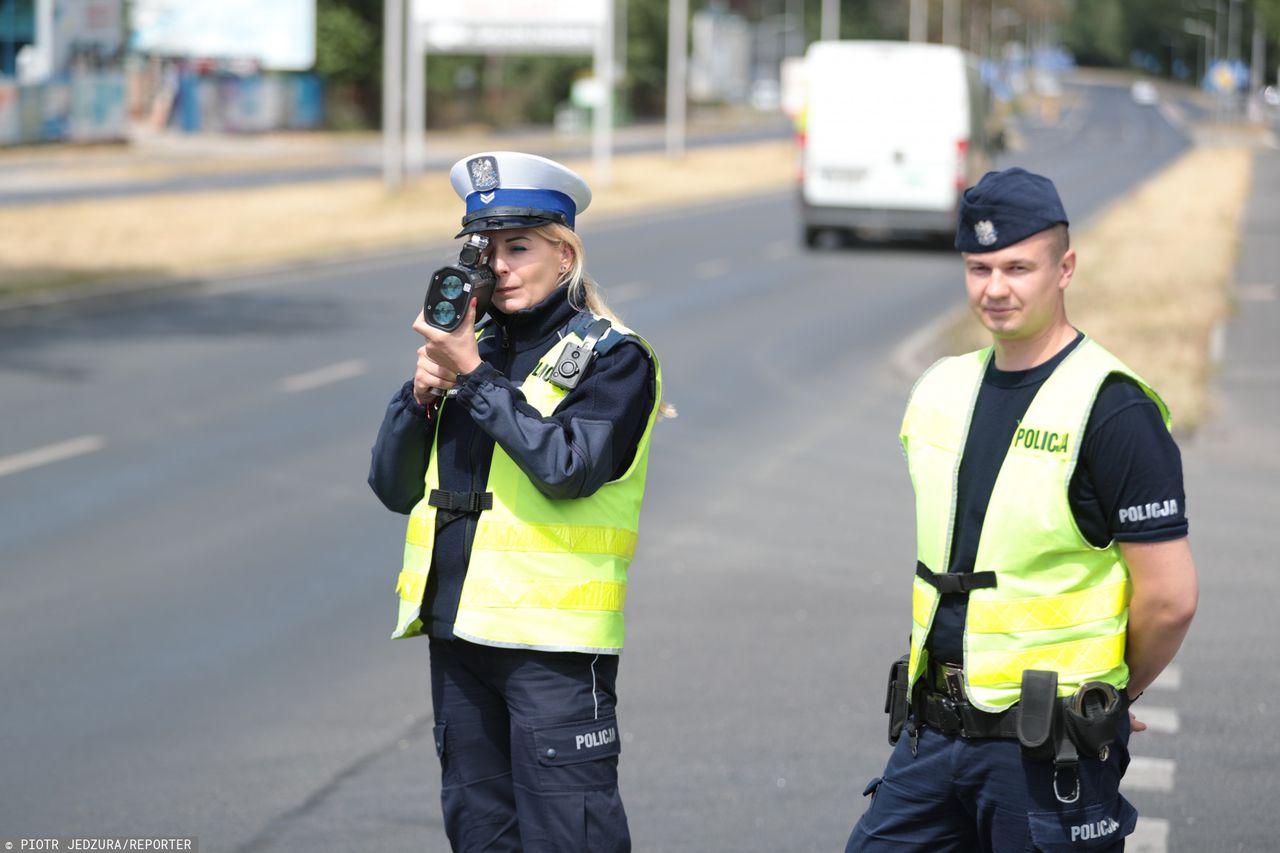 Policyjna akcja "Prędkość" na ulicach Warszawy i całej Polski