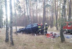 Koszmarny wypadek w woj. lubuskim. Kobieta godzinami czekała na pomoc obok zwłok męża