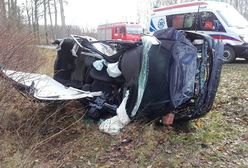 Kierowca zignorował znak "STOP" i spowodował wypadek. Nie żyje dziecko