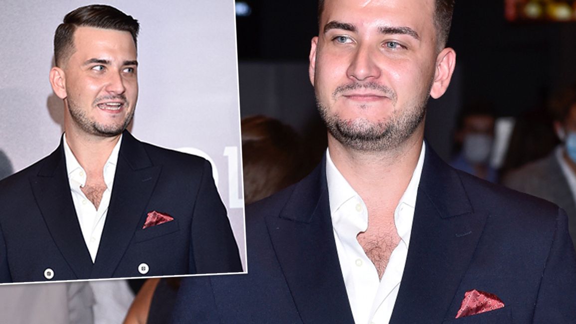 Bartłomiej Misiewicz na premierze Doliny Bogów