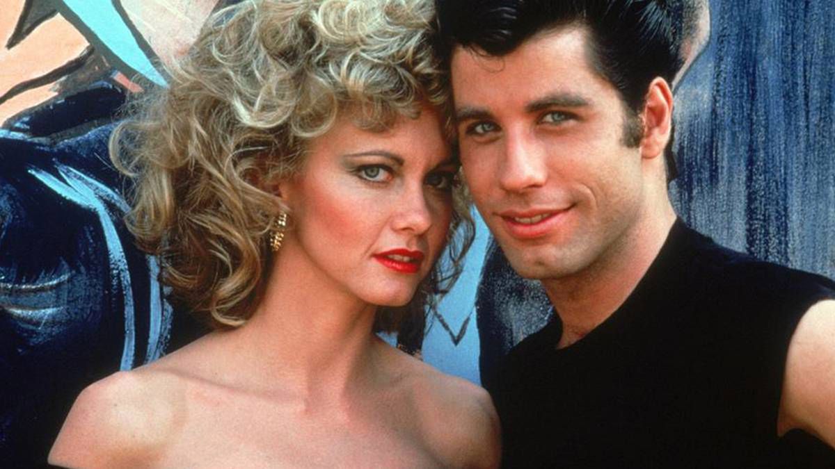 Olivia Newton-John i John Travolta w filmie Greace