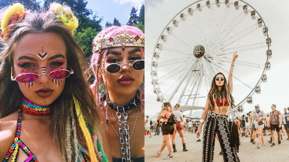 Na festiwalach muzycznych oglądamy na ogół przegląd trendów w modzie i urodzie w stylu boho oraz hippie
