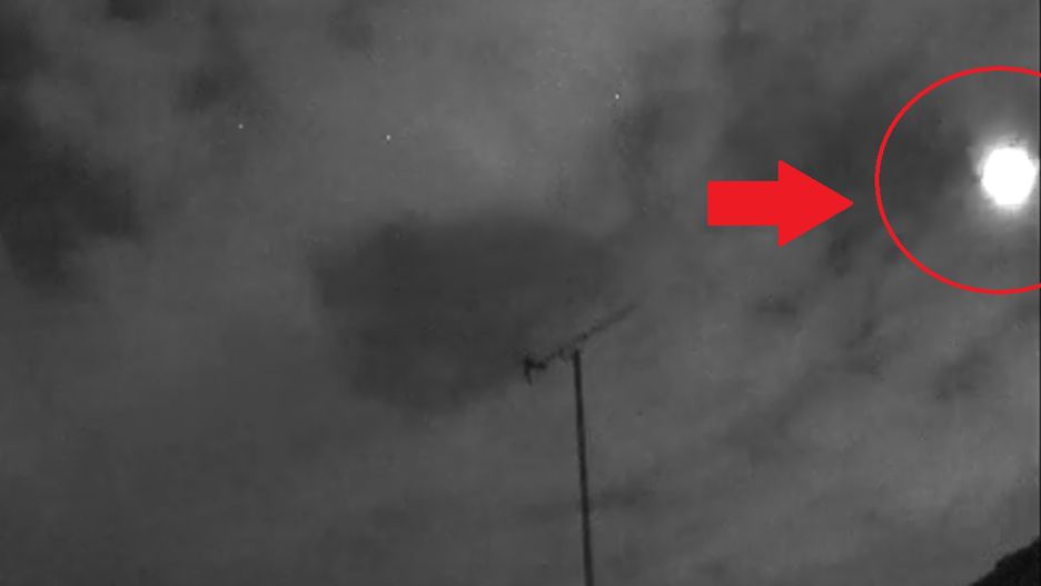 Meteoryt zarejestrowany wczoraj nad londyńskim niebem