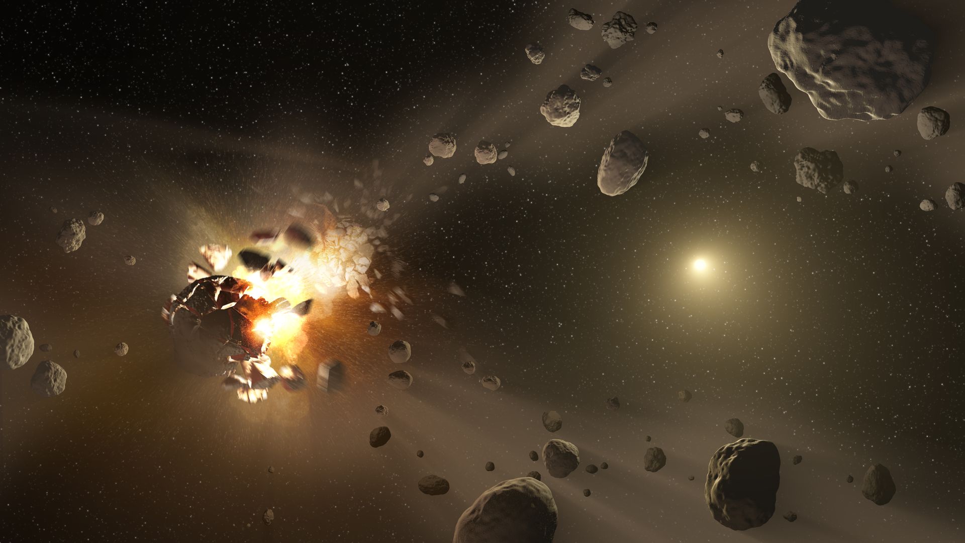 Pięć asteroid minie Ziemię w piątek po południu czasu polskiego.