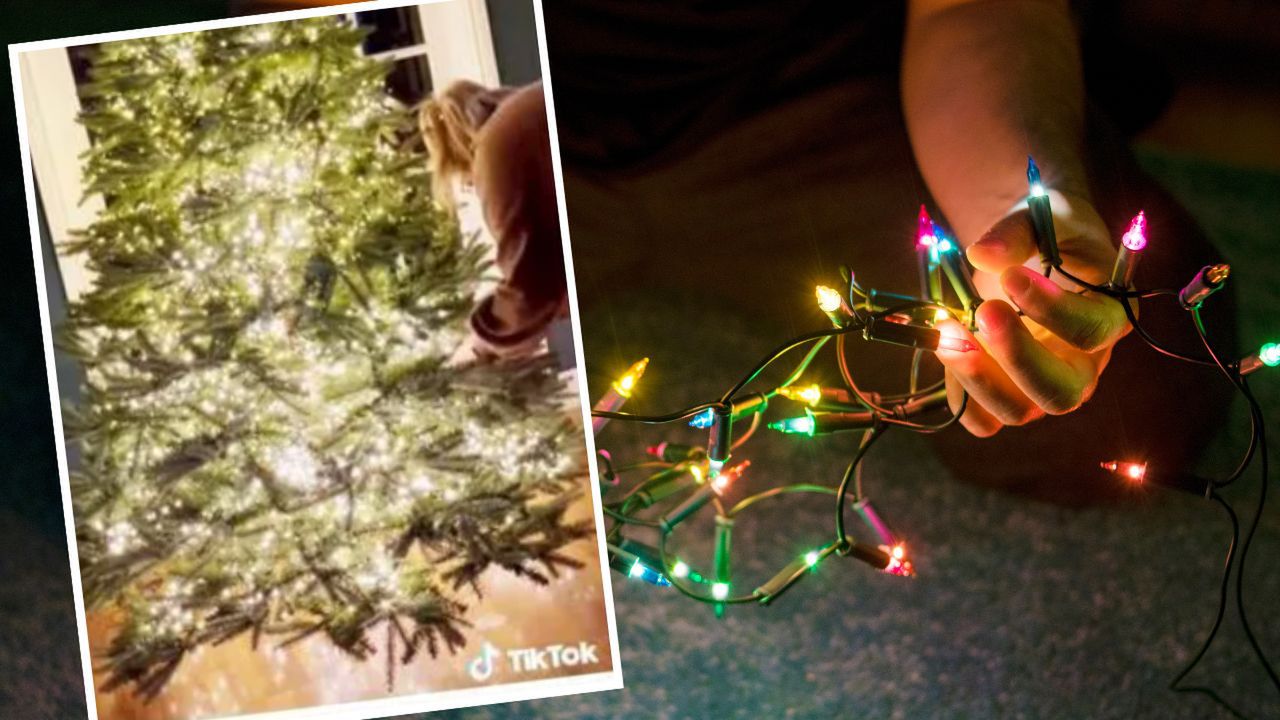Tak rozkładają światełka na choinkach w świątecznych filmach. Bez plątania i ciemnych miejsc