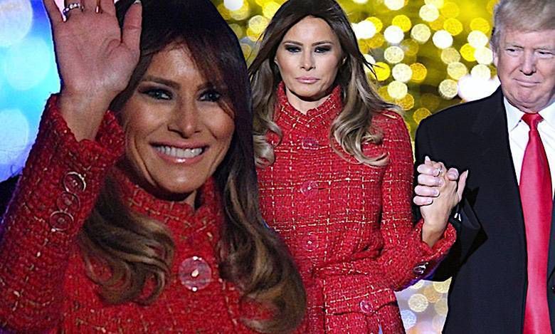 Imponująca choinka stanęła przed Białym Domem! Równie piękna jak zimowa stylizacja Melanii Trump!