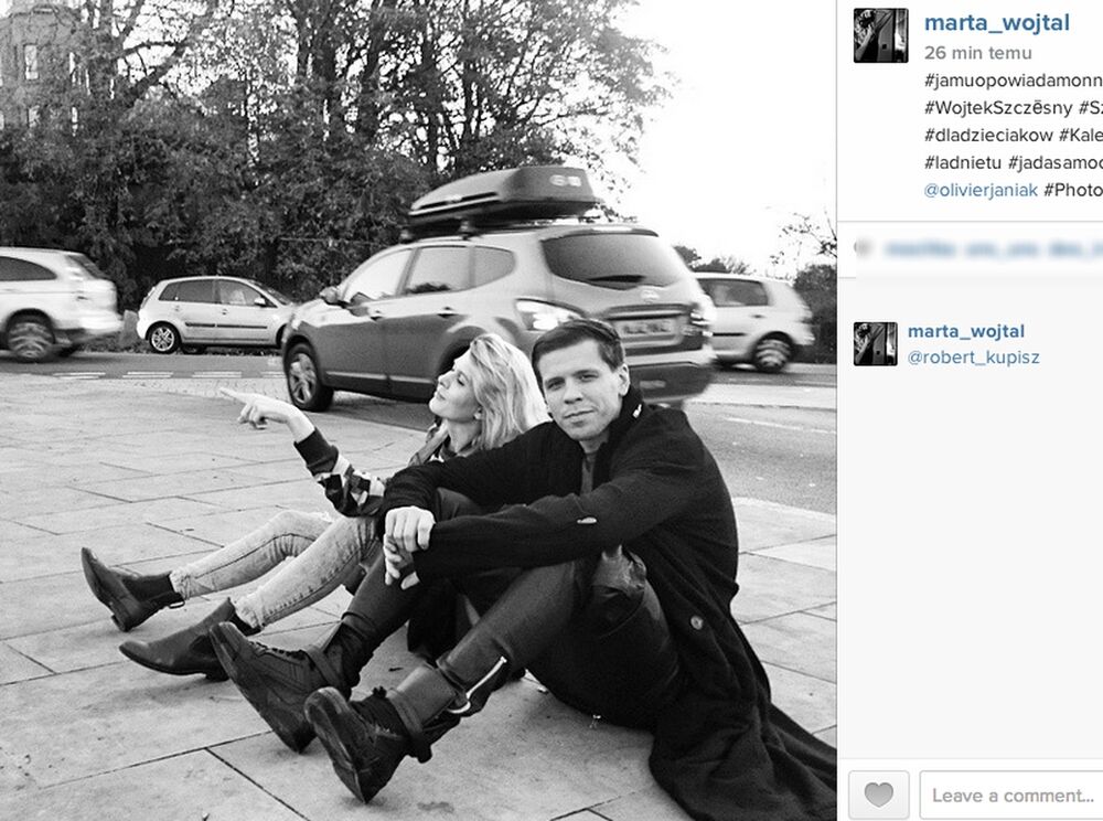 Wojciech Szczęsny, Kalendarz Dżentelmeni 2015
Fotografia: screen z Instagram.com