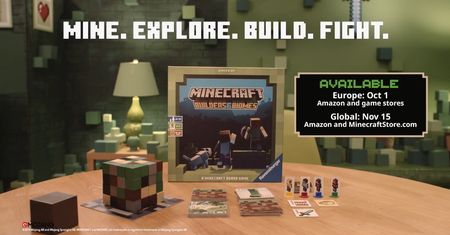 Minecraft otrzyma oficjalną grę planszową Minecraft: Builders & Biomes