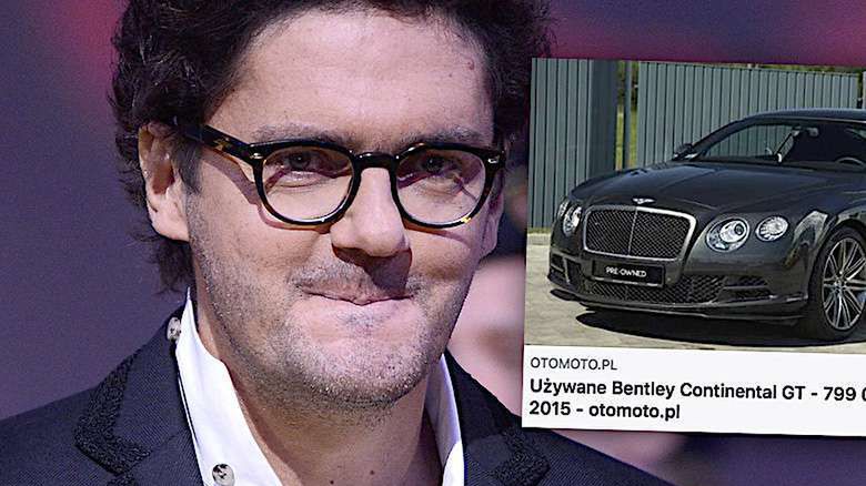 Kuba Wojewódzki bentley aukcja