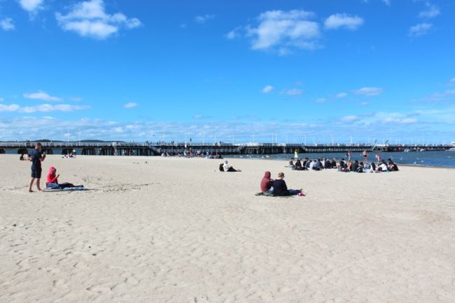Plaża w Sopocie, lipiec 2016 r. (fot. Wojciech Gojke) 