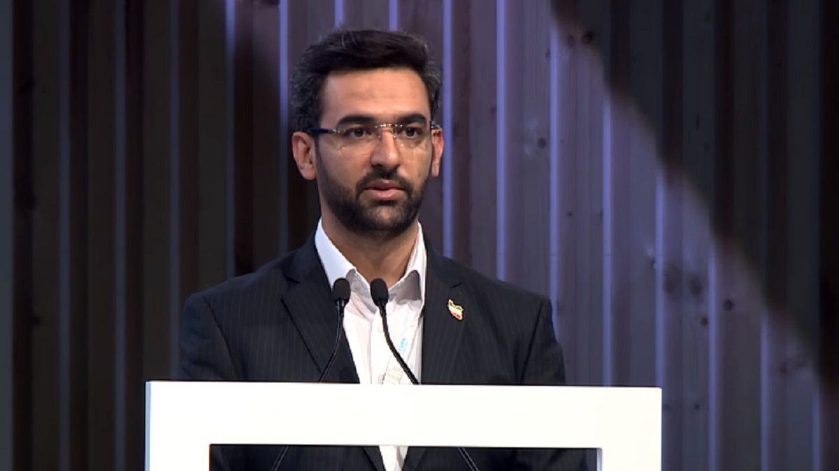 Minister ds. informacji i telekomunikacji Iranu Mohammad Javad Azari-Jahromi