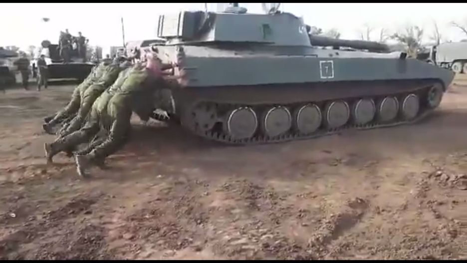 Rosyjscy żołnierze zaskoczyli internautów swoją zaradnością 