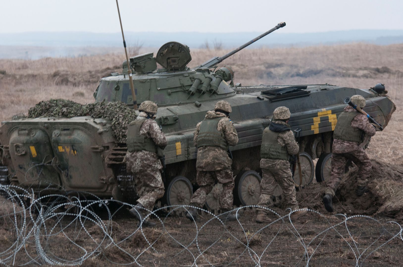 Eskalacja walk na Ukrainie. Zabito pięciu żołnierzy