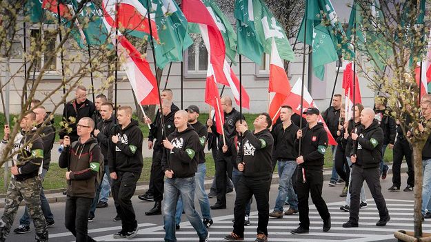 Marsz z okazji 82. rocznicy powstania ONR w Białymstoku