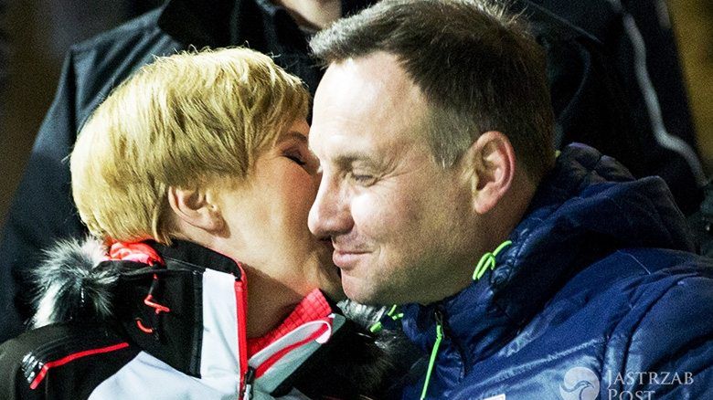 Agata Duda i Andrzej Duda na Wielkiej Krokwi