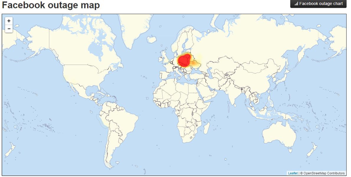 Facebook nie działa? Nie jesteś jedyny