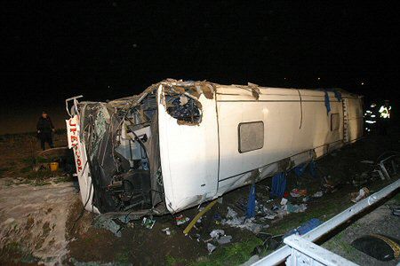 50 poszkodowanych w wypadku autobusu na A-4