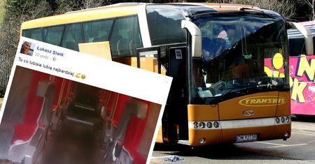 Tak wygląda autokar po wycieczce... drugoklasistów
